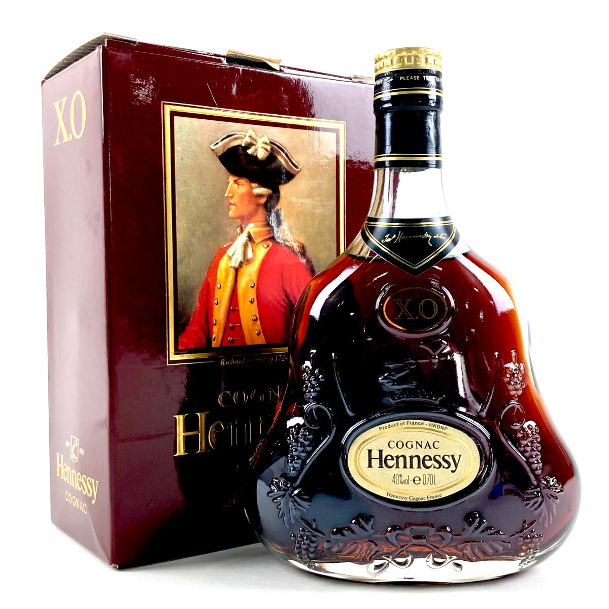 バイセル公式】ヘネシー Hennessy XO 金キャップ クリアボトル