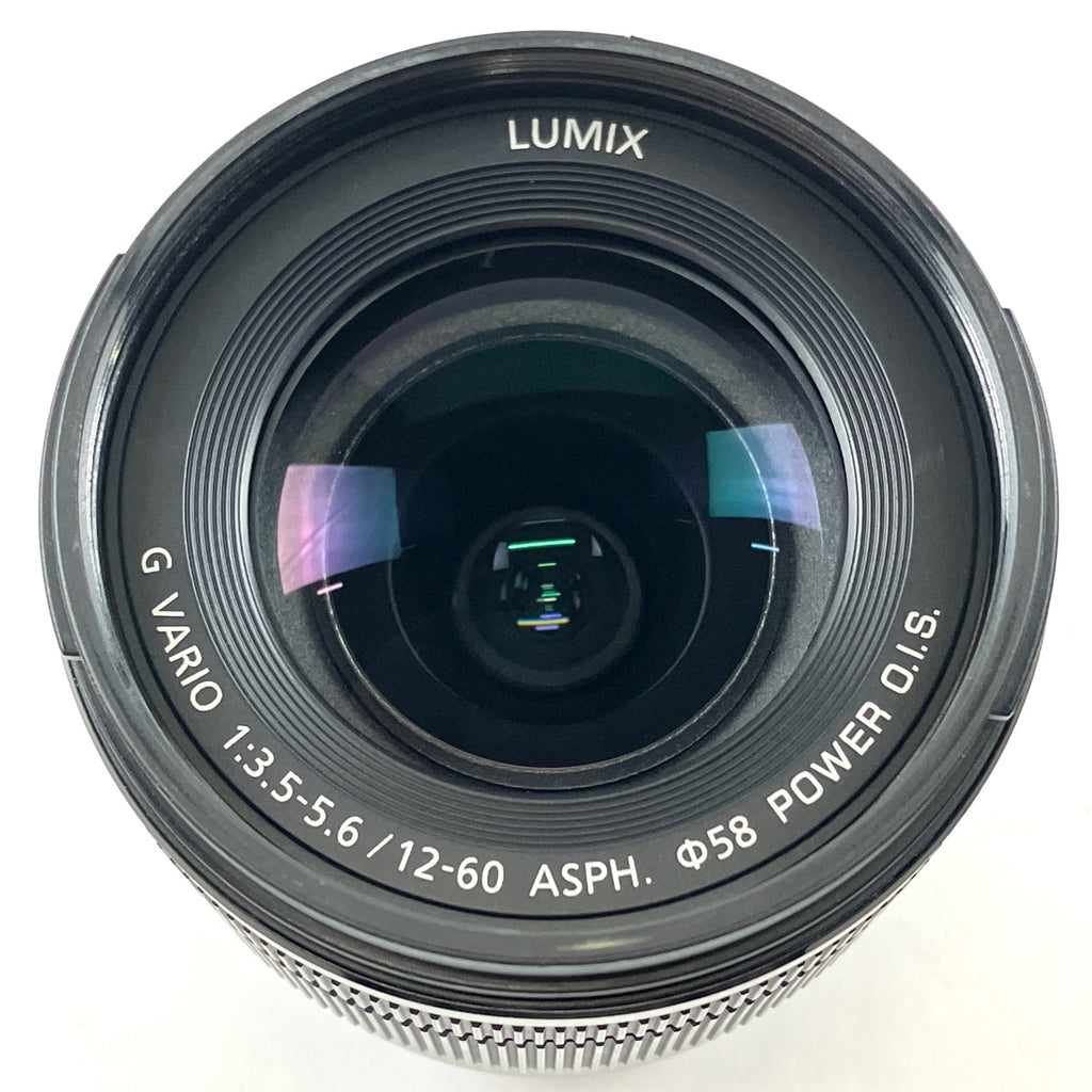 パナソニック Panasonic LUMIX G VARIO 12-60mm F3.5-5.6 ASPH. POWER O.I.S H-FS12060 一眼カメラ用レンズ（オートフォーカス） 【中古】cambb