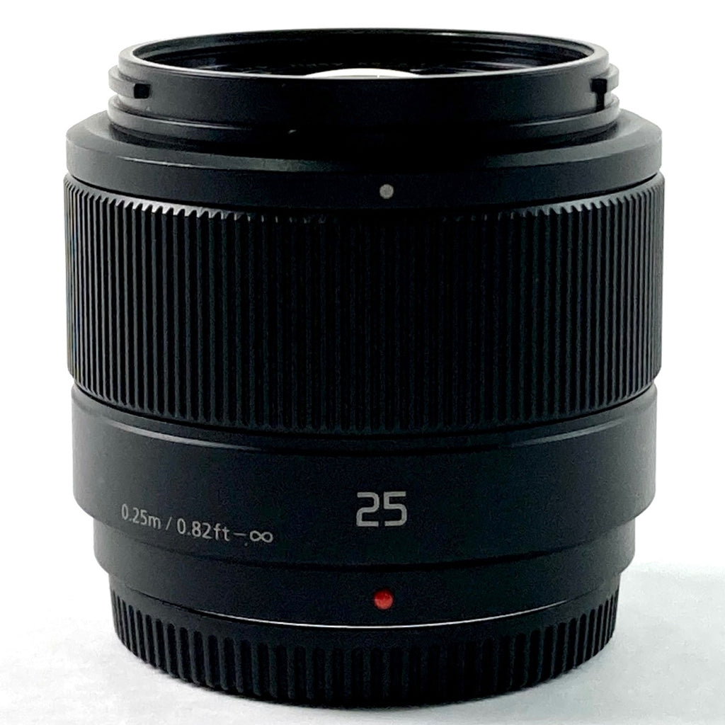 パナソニック Panasonic LUMIX G 25mm F1.7 ASPH. H-H025-K ブラック 一眼カメラ用レンズ（オートフォーカス） 【中古】cambb