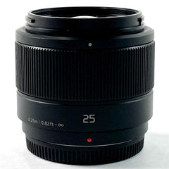 パナソニック Panasonic LUMIX G 25mm F1.7 ASPH. H-H025-K ブラック 一眼カメラ用レンズ（オートフォーカス） 【中古】cambb