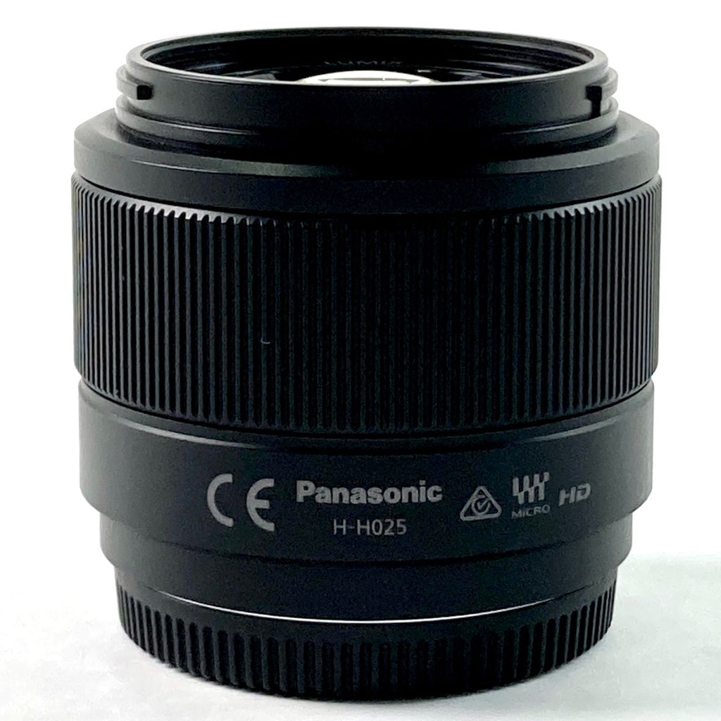 パナソニック Panasonic LUMIX G 25mm F1.7 ASPH. H-H025-K ブラック 一眼カメラ用レンズ（オートフォーカス） 【中古】cambb