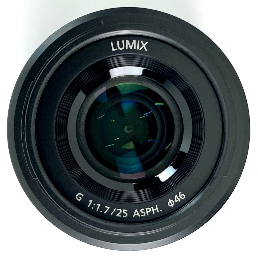 パナソニック Panasonic LUMIX G 25mm F1.7 ASPH. H-H025-K ブラック 一眼カメラ用レンズ（オートフォーカス） 【中古】cambb