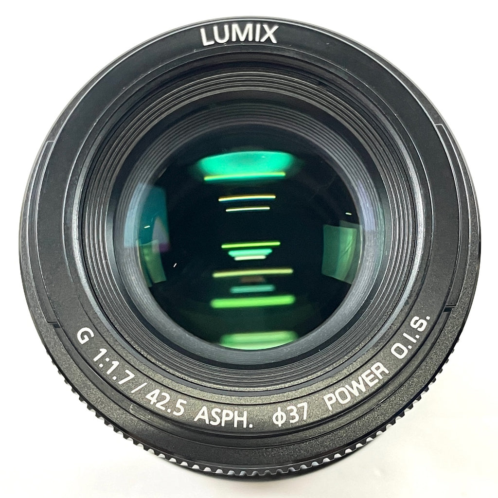 パナソニック Panasonic LUMIX G 42.5mm F1.7 ASPH. POWER O.I.S. H-HS043-K ブラック 一眼カメラ用レンズ（オートフォーカス） 【中古】cambb