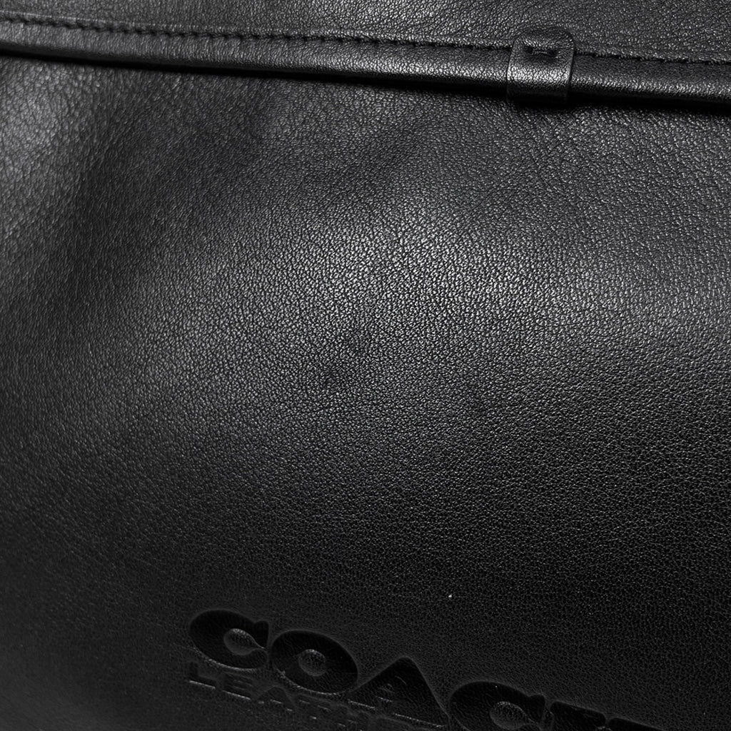 コーチ リーグ ショルダーバッグ ロゴ メッセンジャーバッグ ショルダーバッグ レザー ブラック C3796 メンズ 【中古】brbag