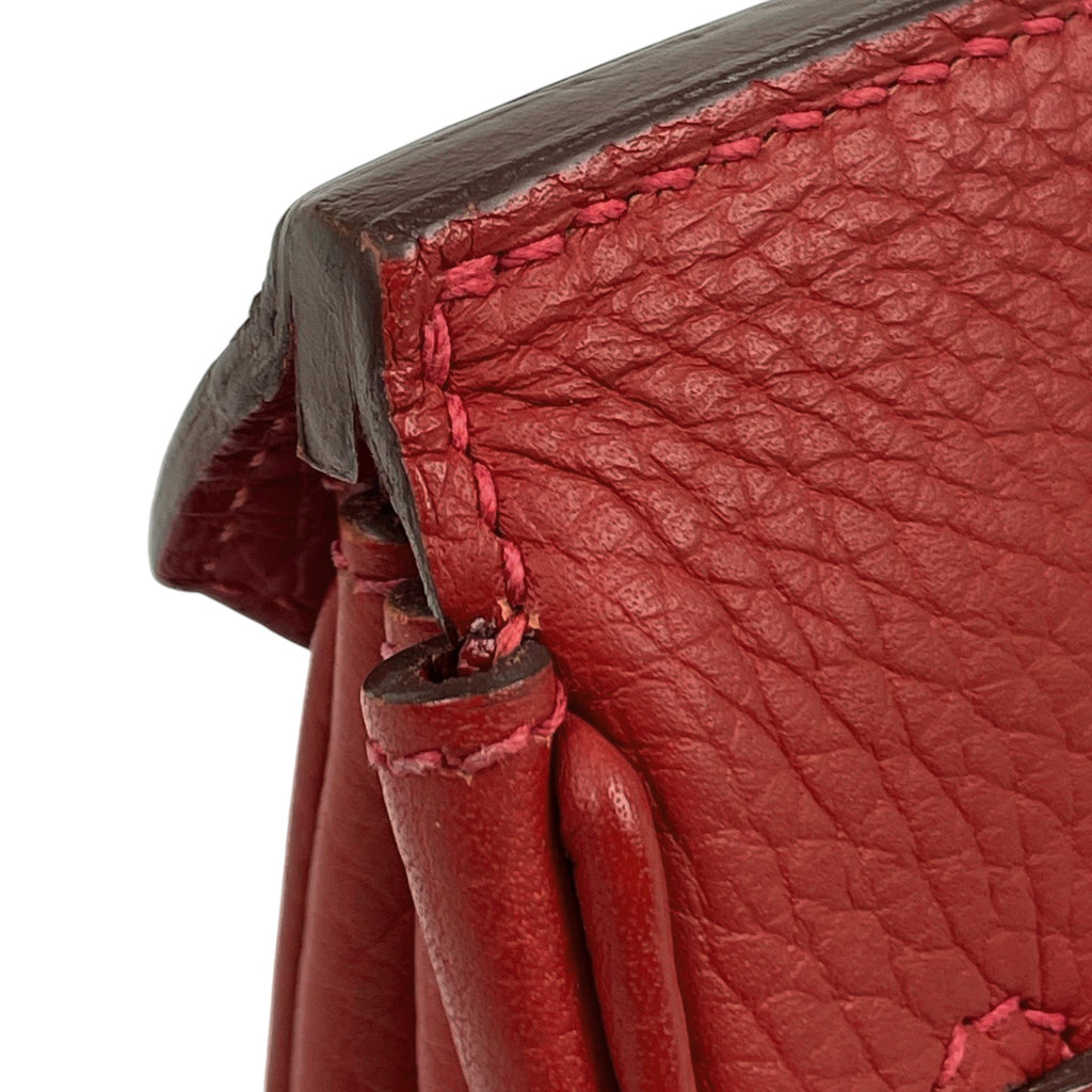 エルメス バーキン 30 ハンドバッグ トリヨンクレマンス ルージュヴィフ レディース 【中古】 brbag