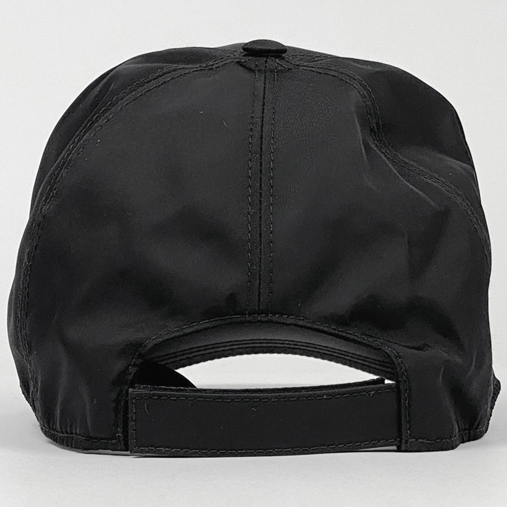 プラダ ロゴ キャップ ベースボールキャップ 帽子 キャップ ナイロン ネロ(ブラック) レディース 【中古】