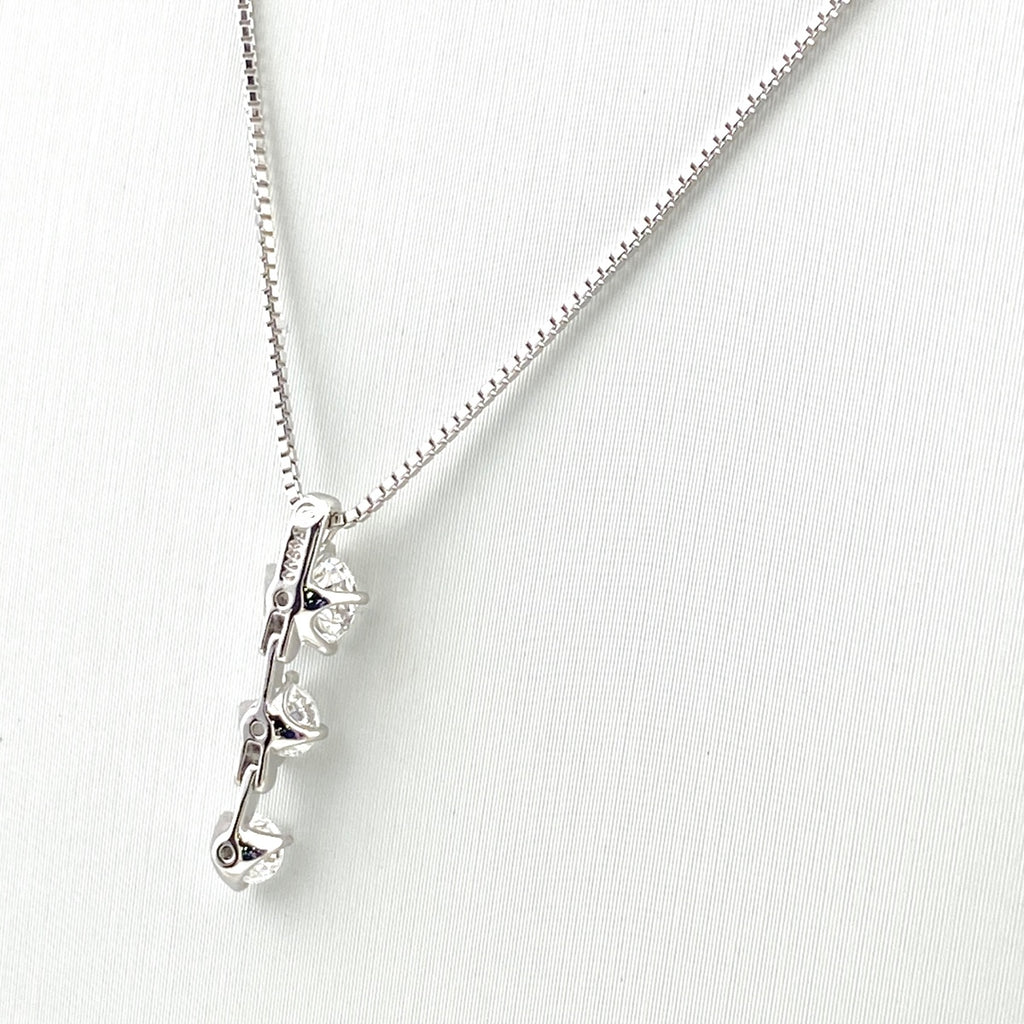 タサキ メレダイヤ デザインネックレス プラチナ ペンダント ネックレス Pt900 Pt850 ダイヤモンド レディース 【中古】brjwl