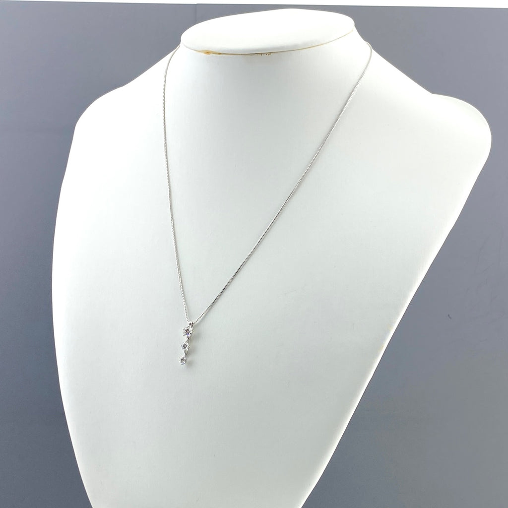 タサキ メレダイヤ デザインネックレス プラチナ ペンダント ネックレス Pt900 Pt850 ダイヤモンド レディース 【中古】brjwl