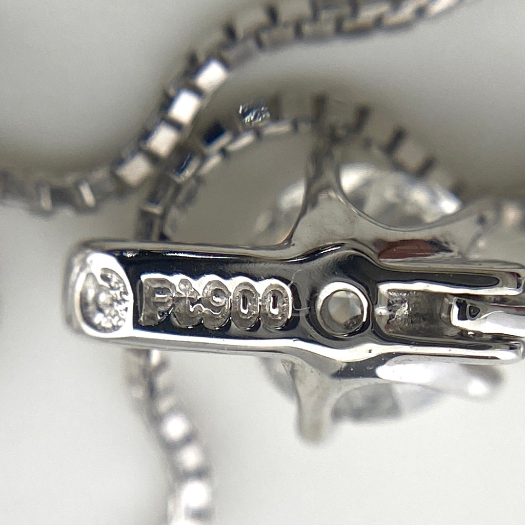 タサキ メレダイヤ デザインネックレス プラチナ ペンダント ネックレス Pt900 Pt850 ダイヤモンド レディース 【中古】brjwl