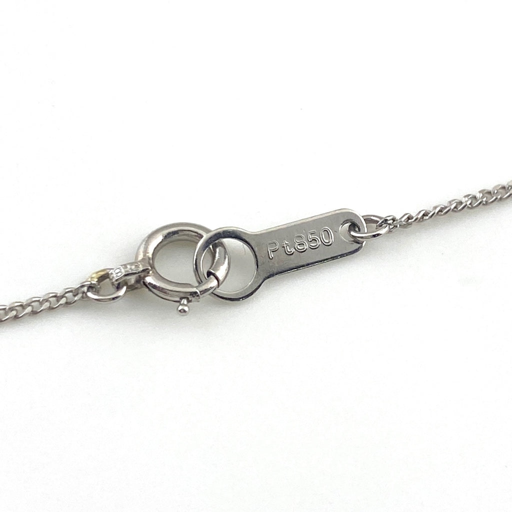 メレダイヤ デザインネックレス プラチナ ペンダント ネックレス Pt900 Pt850 ダイヤモンド レディース 【中古】nbjwl