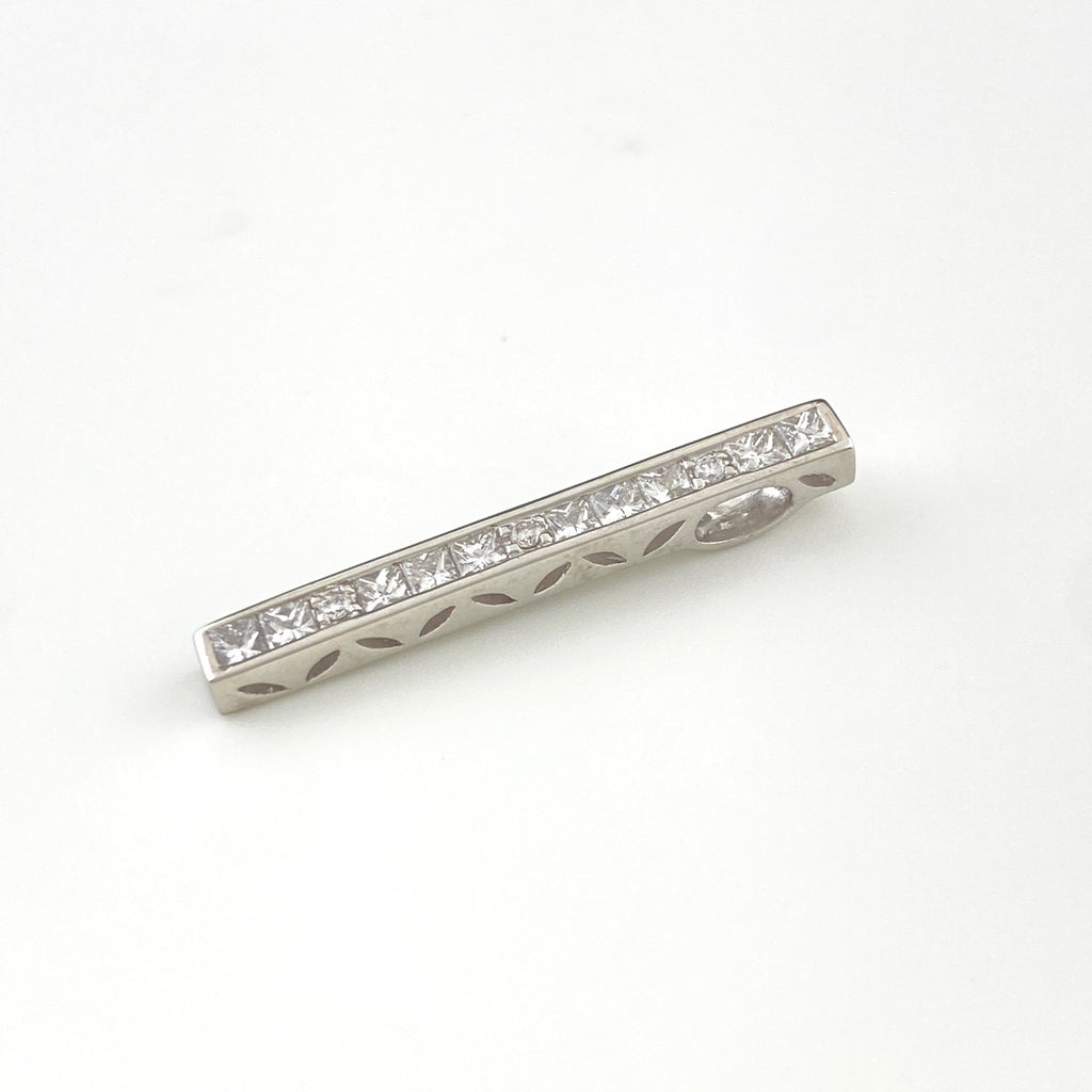 メレダイヤ ペンダントトップ WG ホワイトゴールド ペンダントトップ K18 WG ダイヤモンド レディース 【中古】nbjwl