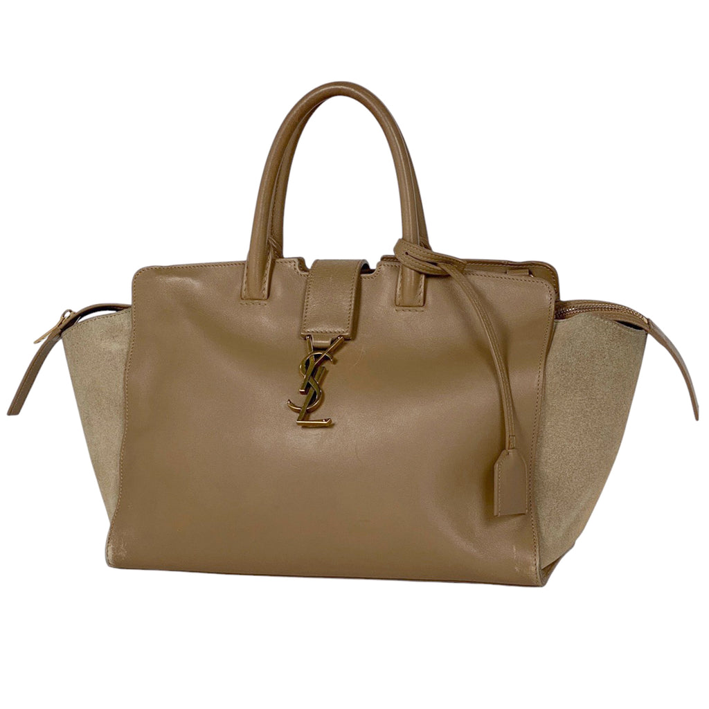 イヴ・サンローラン ダウンタウン カバス 2WAY ショルダーバッグ ハンドバッグ レザー ベージュ 436832 レディース 【中古】 brbag