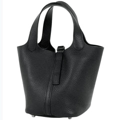 エルメス ピコタン PM ミニバッグ ハンドバッグ トリヨンクレマンス ブラック □I レディース 【中古】brbag