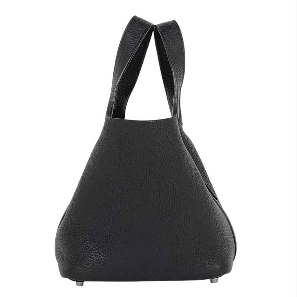 エルメス ピコタン PM ミニバッグ ハンドバッグ トリヨンクレマンス ブラック □I レディース 【中古】brbag