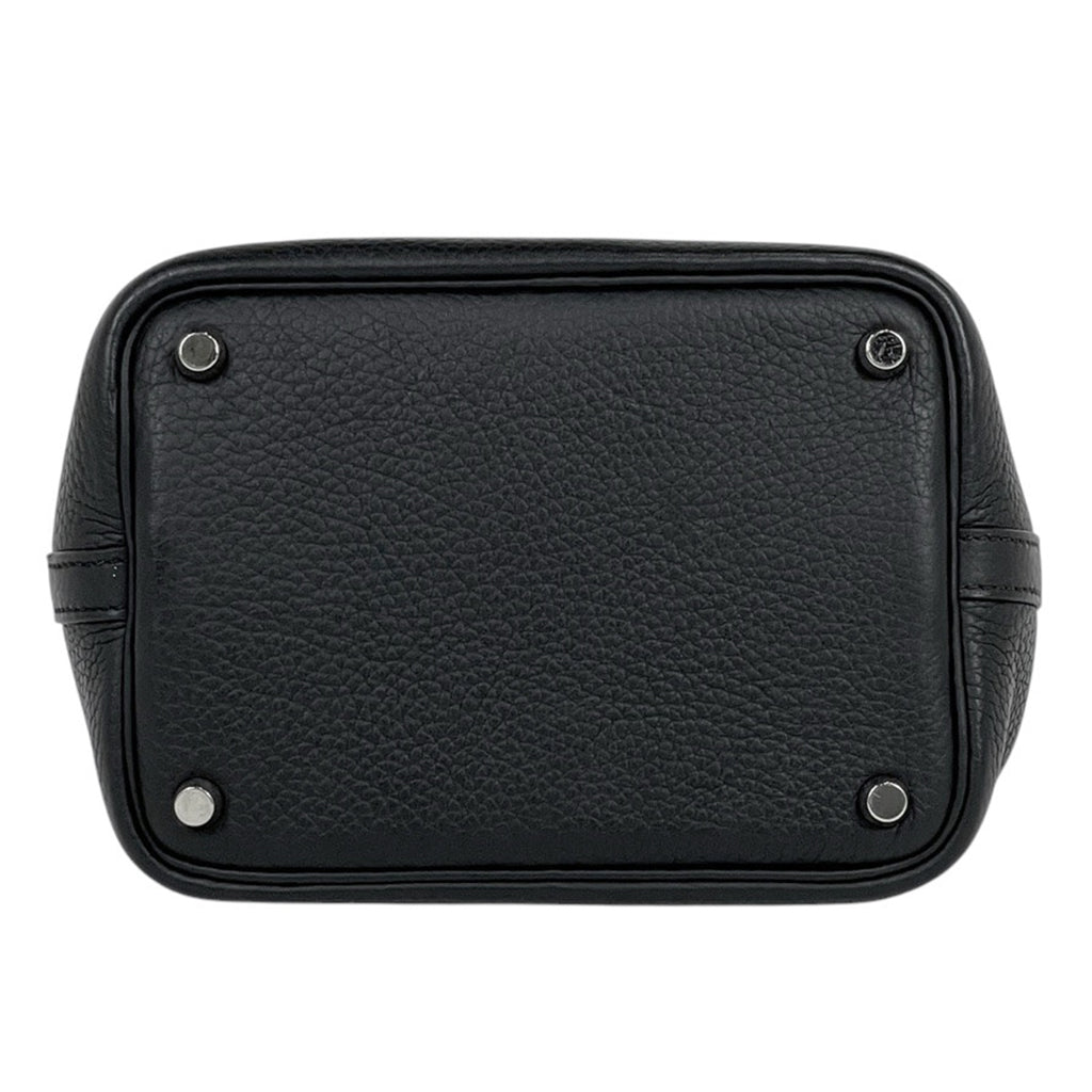 エルメス ピコタン PM ミニバッグ ハンドバッグ トリヨンクレマンス ブラック □I レディース 【中古】brbag