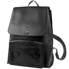 グッチ ロゴ リュックサック バックパック デイパック タイガー リュック レザー ブラック 429013 メンズ 【中古】brbag