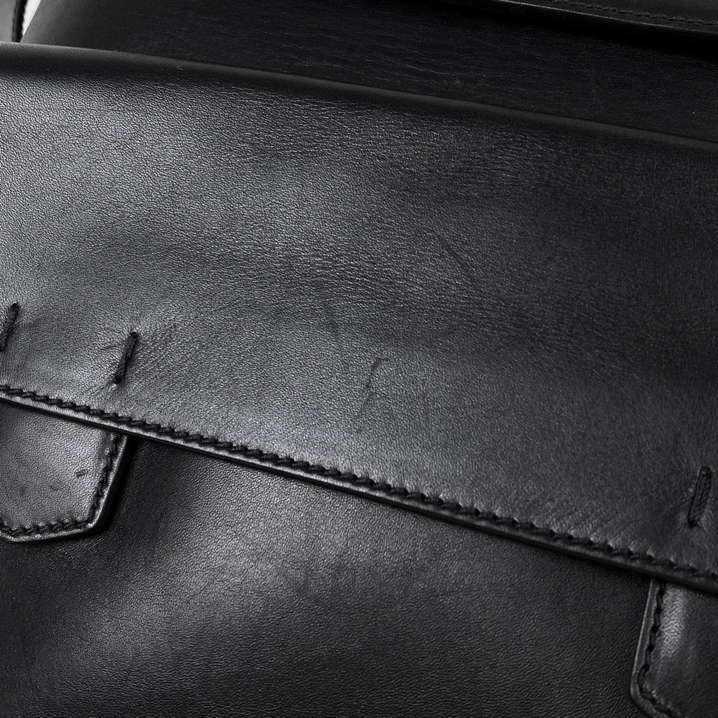 グッチ ロゴ リュックサック バックパック デイパック タイガー リュック レザー ブラック 429013 メンズ 【中古】brbag