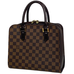ルイ・ヴィトン トリアナ 手提げ ハンドバッグ ダミエ ブラウン N51155 レディース 【中古】brbag