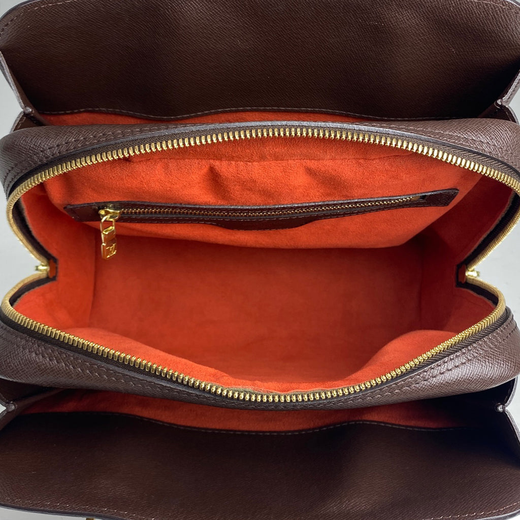 ルイ・ヴィトン トリアナ 手提げ ハンドバッグ ダミエ ブラウン N51155 レディース 【中古】brbag