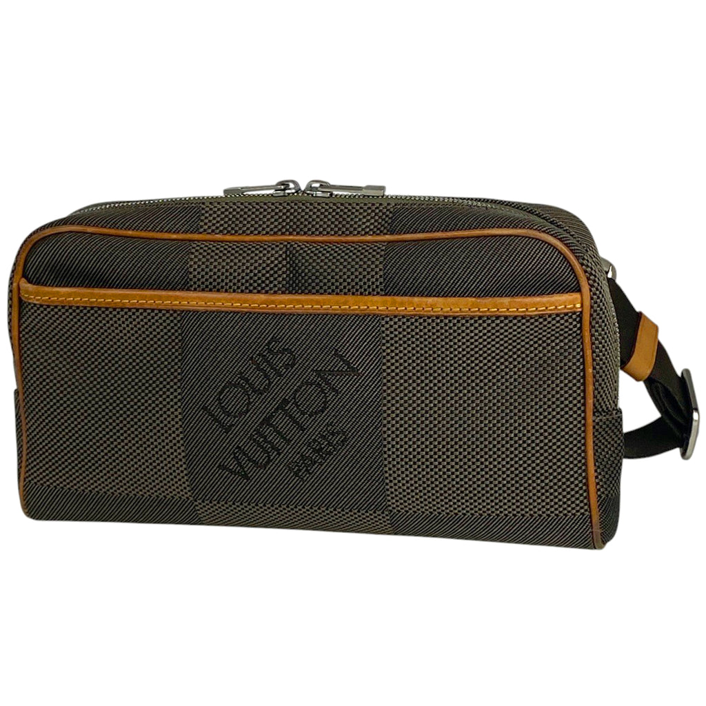 ルイ・ヴィトン アクロバット ウエストバッグ ショルダーバッグ ダミエジェアン ブラウン M93619 メンズ 【中古】brbag
