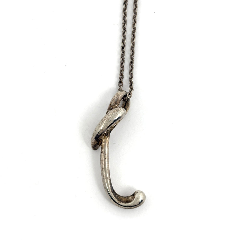 ティファニー レター ネックレス シルバー925 シルバー レディース 中古 bracc