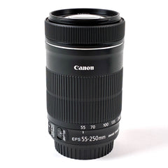 キヤノン Canon EF-S 55-250mm F4-5.6 IS STM 一眼カメラ用レンズ（オートフォーカス） 【中古】cambb