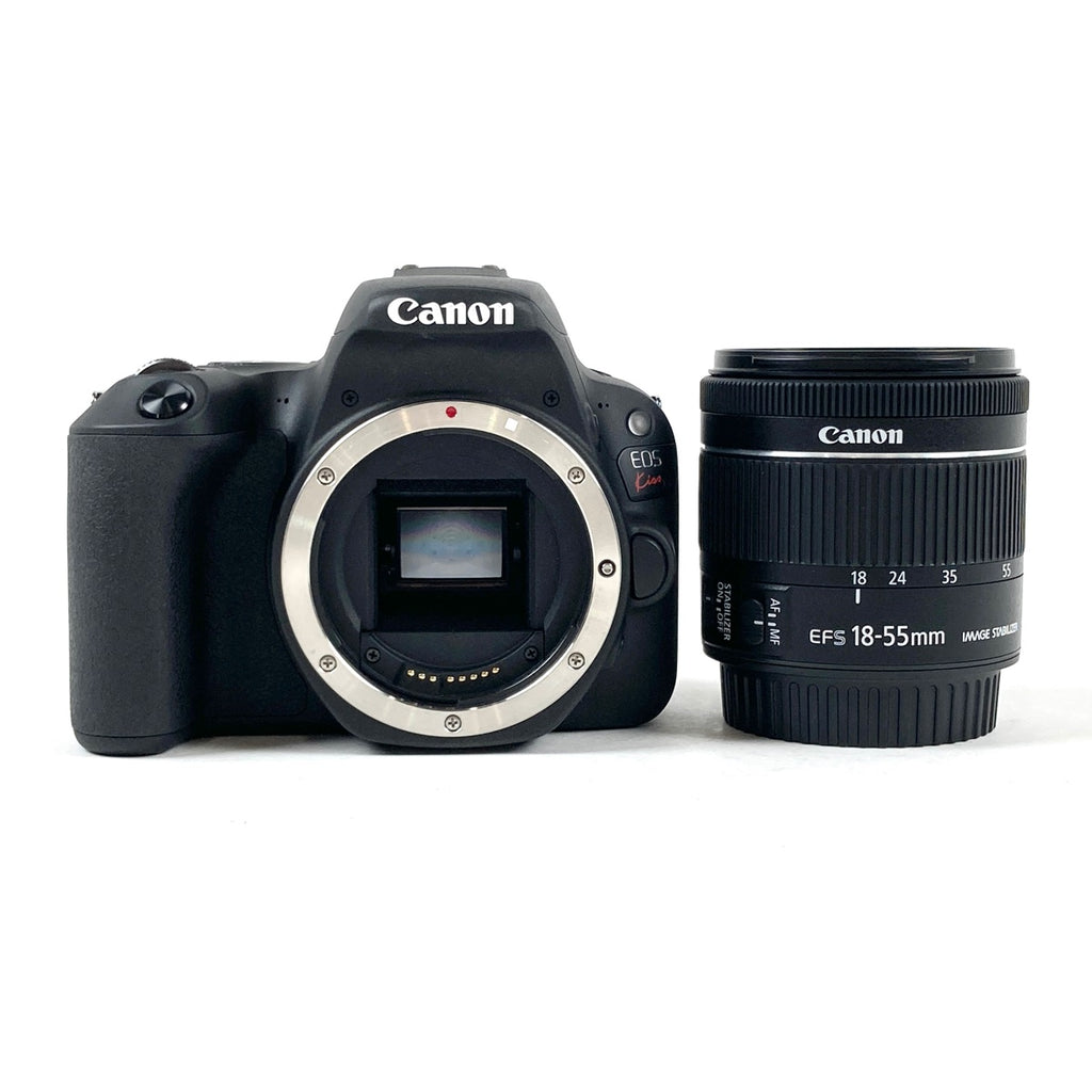 キヤノン Canon EOS Kiss X9 EF-S 18-55 F4-5.6 IS STM レンズキット ブラック デジタル 一眼レフカメラ 【中古】cambb