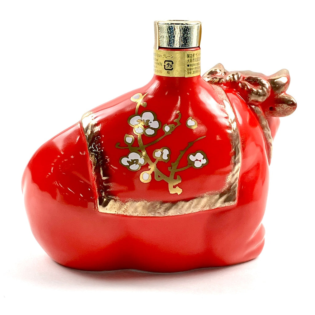 【東京都内限定お届け】 サントリー SUNTORY ローヤル 15年 干支ボトル 丑 2009年 陶器 600ml 国産ウイスキー 【古酒】liqbb