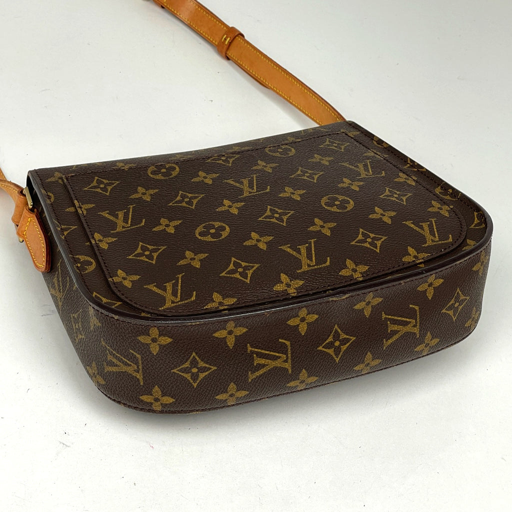 ルイ・ヴィトン サンクルー GM 斜め掛け ショルダーバッグ モノグラム ブラウン M51242 レディース 【中古】brbag