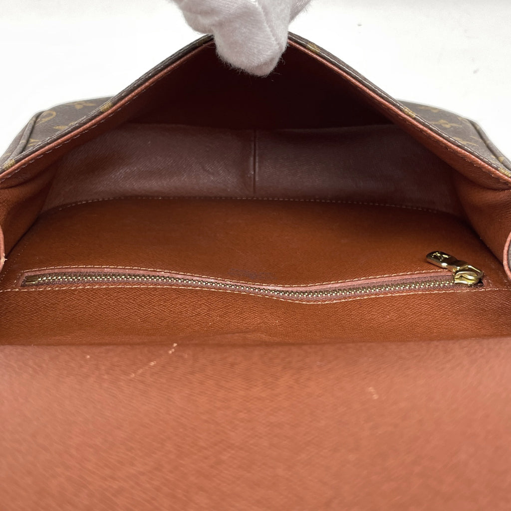 ルイ・ヴィトン サンクルー GM 斜め掛け ショルダーバッグ モノグラム ブラウン M51242 レディース 【中古】brbag