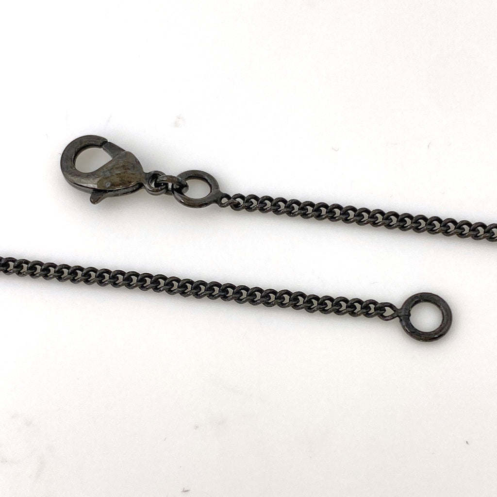 シャネル ココマーク ラインストーン ネックレス メタル ブラック レディース 【中古】bracc