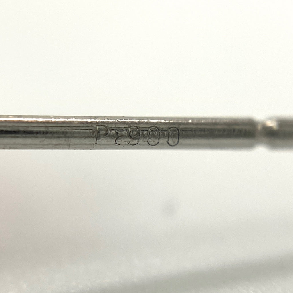 ガーネット デザインピアス プラチナ メレダイヤ ピアス Pt900 ガーネット ダイヤモンド レディース 【中古】nbjwl