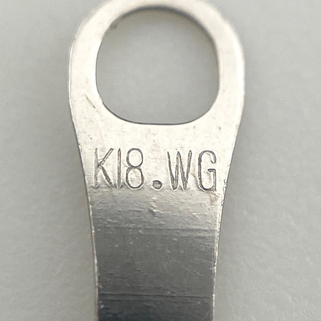 ルビー デザインネックレス WG ホワイトゴールド ペンダント メレダイヤ ダイヤモンド ネックレス K18 WG ルビー レディース 【中古】nbjwl