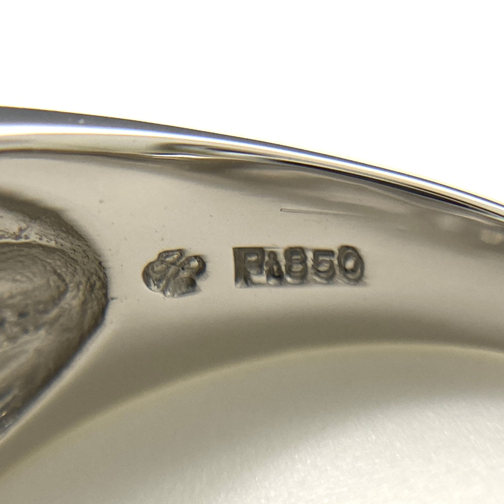 メレダイヤ デザインリング プラチナ 指輪 リング 16.5号 Pt850 ダイヤモンド レディース 【中古】nbjwl