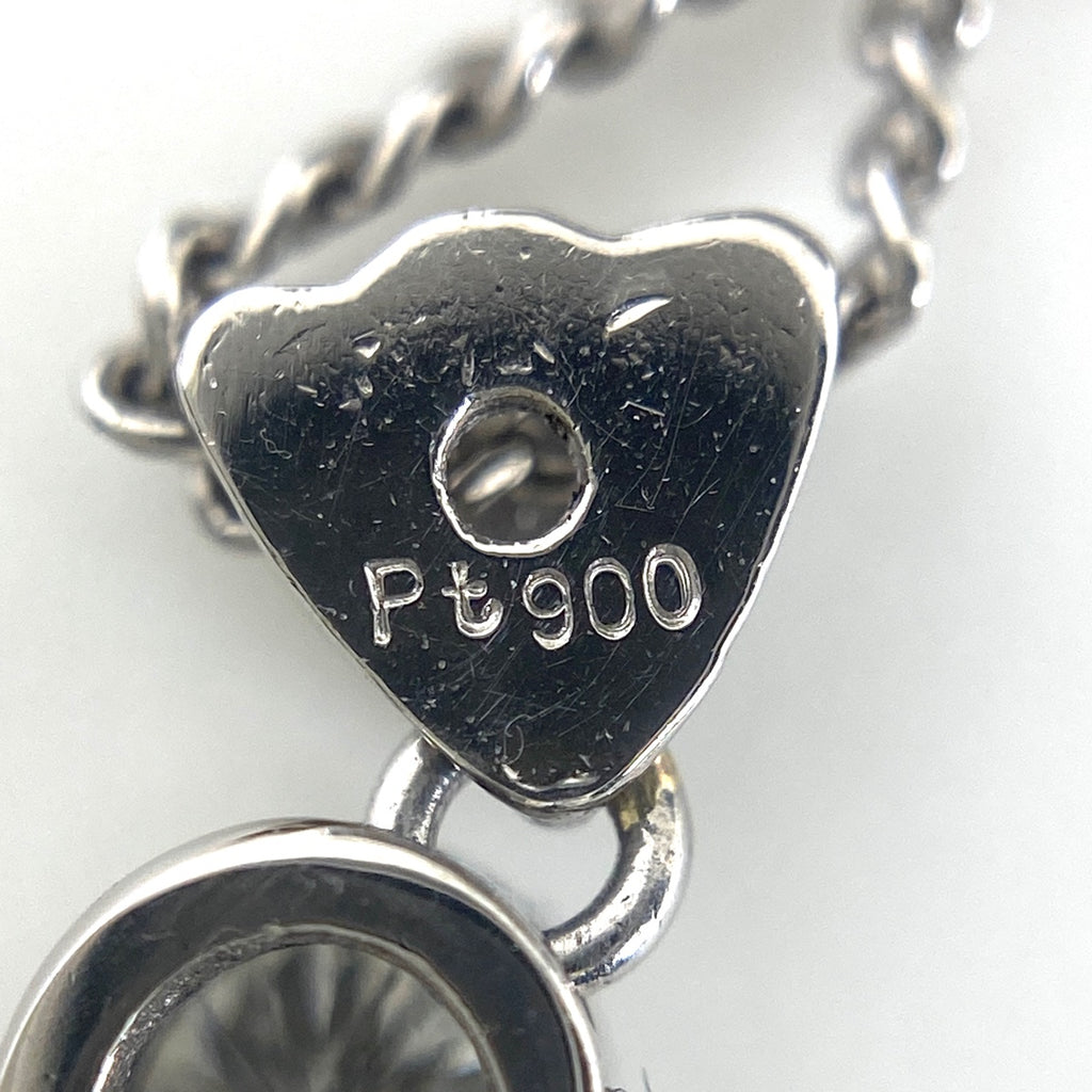 メレダイヤ デザインネックレス プラチナ ペンダント ネックレス Pt900 Pt850 ダイヤモンド レディース 【中古】nbjwl