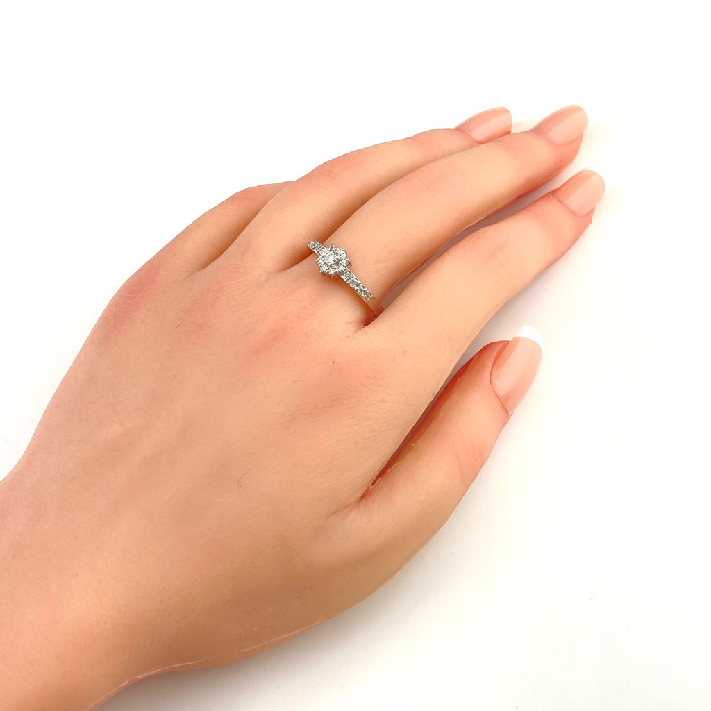 メレダイヤ デザインリング プラチナ 指輪 リング 18号 Pt900 ダイヤモンド メンズ 【中古】nbjwl