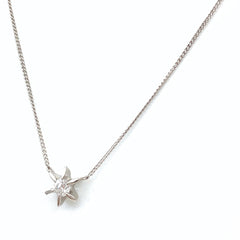 メレダイヤ デザインネックレス プラチナ ペンダント ネックレス Pt900 Pt850 ダイヤモンド レディース 【中古】nbjwl