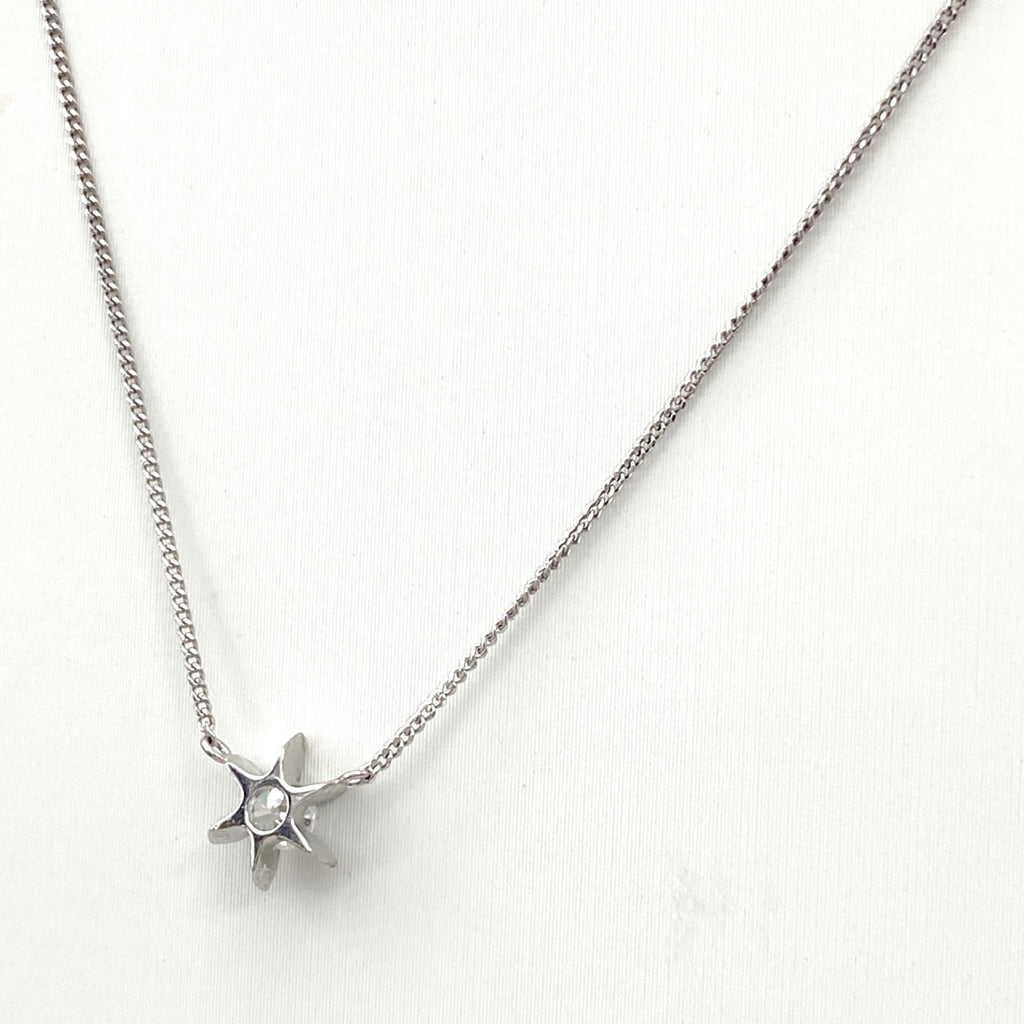 メレダイヤ デザインネックレス プラチナ ペンダント ネックレス Pt900 Pt850 ダイヤモンド レディース 【中古】nbjwl