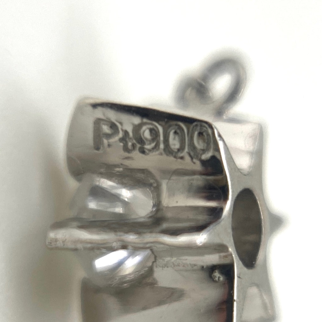 メレダイヤ デザインネックレス プラチナ ペンダント ネックレス Pt900 Pt850 ダイヤモンド レディース 【中古】nbjwl