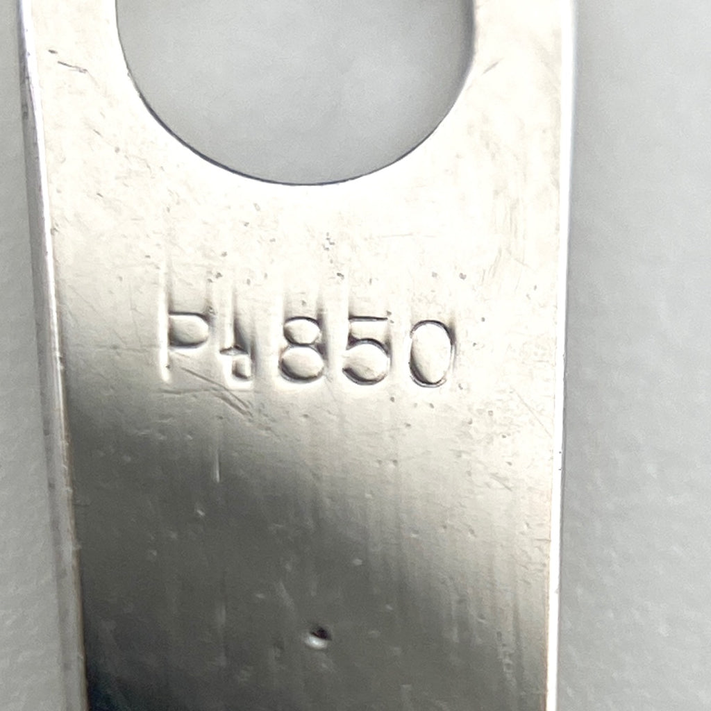 サファイア デザインネックレス プラチナ ペンダント メレダイヤ ネックレス Pt900 Pt850 サファイア レディース 【中古】nbjwl