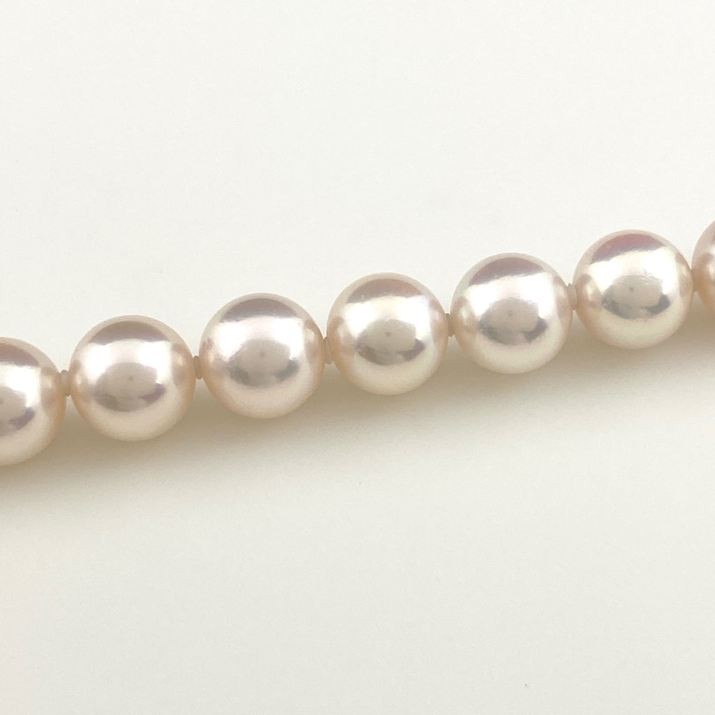 パール デザインネックレス SILVER シルバー 真珠 ネックレス SV パール レディース 【中古】nbjwl