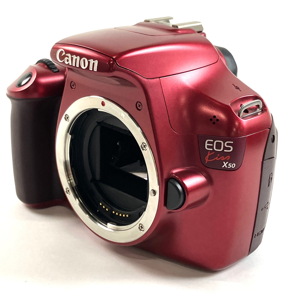 【在庫一掃】 キヤノン Canon EOS Kiss X50 ボディ レッド デジタル 一眼レフカメラ 【中古】cambb