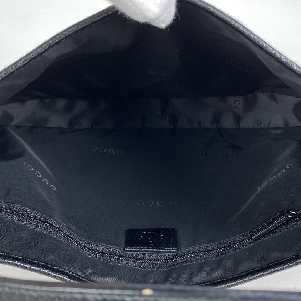 グッチ ジャッキーライン ショルダーバッグ ワンショルダー ハンドバッグ ショルダーバッグ ファブリック ブラック 0013306 レディース 【中古】brbag