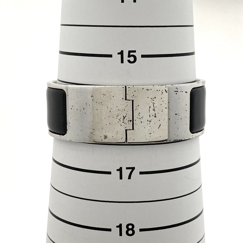 エルメス クリッククラック GM 腕輪 Hロゴ バングル シルバーメッキ シルバー レディース 【中古】bracc