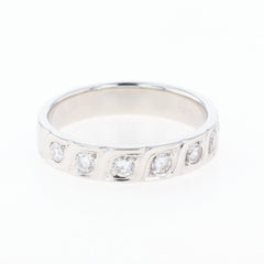 メレダイヤ デザインリング プラチナ 指輪 リング 11.5号 Pt900 ダイヤモンド レディース 【中古】nbjwl