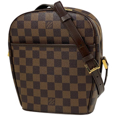ルイ・ヴィトン イパネマ PM 肩掛け ショルダーバッグ ダミエ ブラウン N51294 レディース 【中古】brbag