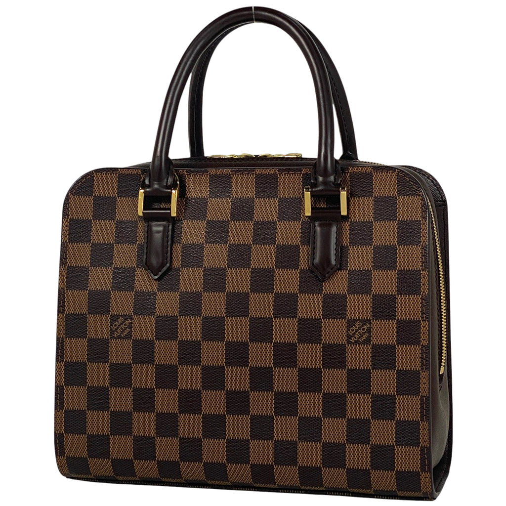 ルイ・ヴィトン トリアナ 手提げ ハンドバッグ ダミエ ブラウン N51155 レディース 【中古】brbag