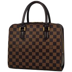 ルイ・ヴィトン トリアナ 手提げ ハンドバッグ ダミエ ブラウン N51155 レディース 【中古】brbag