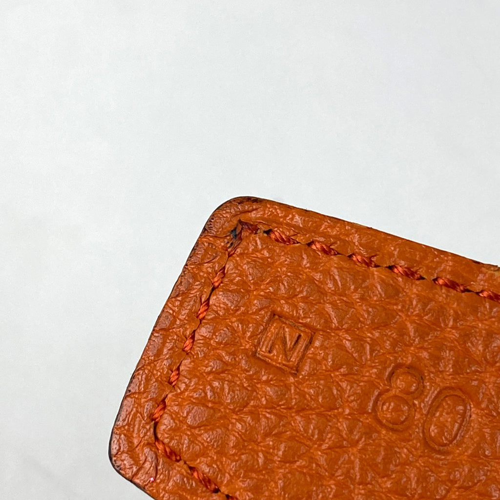 エルメス コンスタンス リバーシブル Hベルト マルトレ □N刻印 ベルト レザー オレンジ メンズ 【中古】brbag