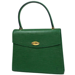 【ジャンク品】ルイ・ヴィトン マルゼルブ 手提げ ハンドバッグ エピ ボルネオグリーン M52374 レディース 【中古】brbag